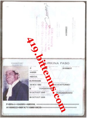 Abdoul kader passport